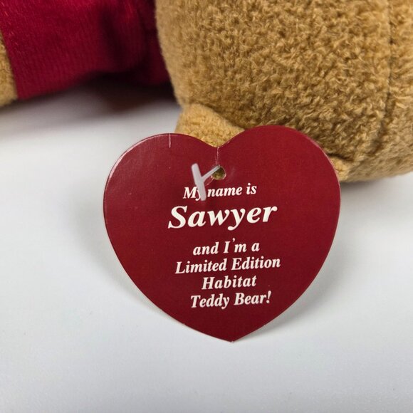 Sawyer Teddy Bear Habitat For Humanity Plush "Home Sweet Home" Limited Toy NWT - Picture 4 of 6
